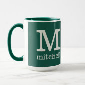 "Dorm Sweet Dorm" aangepaste monogram mokken (Links)