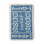 "Dorm Sweet Dorm" badmat (Voorkant Verticaal)