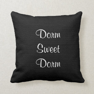Dorm Sweet Dorm Faux Gepersonaliseerd  Kussen