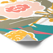 Dorm Sweet Dorm Floral Square Poster (Hoek)