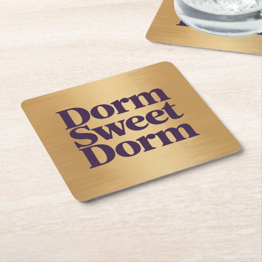 Dorm Sweet Dorm Onderzetter Set (Schuin)