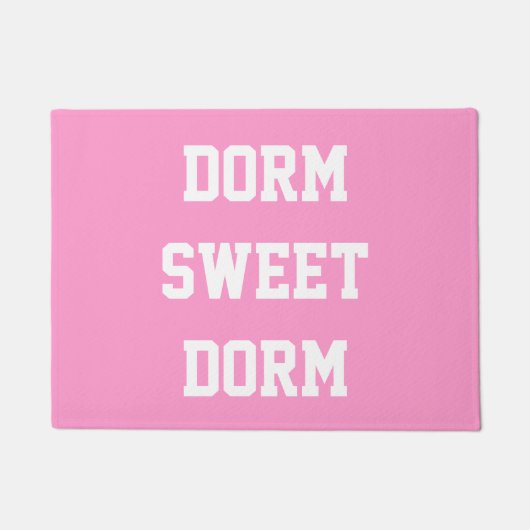 Dorm Sweet Dorm ~ Original Girly Deurmat (Voorkant)