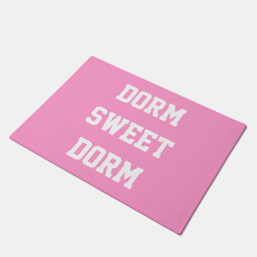 Dorm Sweet Dorm ~ Original Girly Deurmat (Schuin)