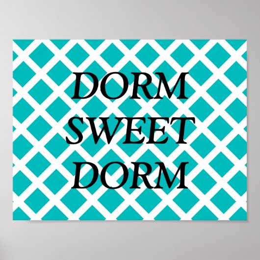  Dorm Sweet Dorm Poster (Voorkant)