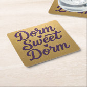 Dorm Sweet Dorm Script Onderzetter Set (Schuin)