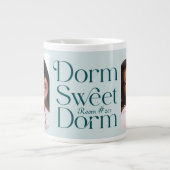 Dorm Sweet Dorm Two Photo Blauwgroen Grote Koffiekop (Voorkant)