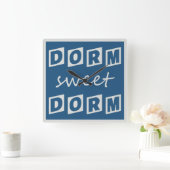 "Dorm Zoete Dorm" muurklok Vierkante Klok (Huis)