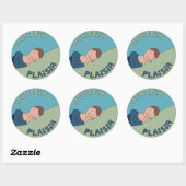 Dormir, Plaisir Ronde Sticker (Vel)