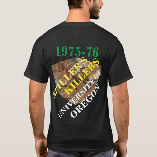 DORMITORY UNIVERSITEIT VAN OREGON Team JERSEY T-shirt (Achterkant)