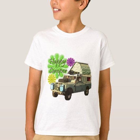 Dormobile Happy Camper T-shirt (Voorkant)
