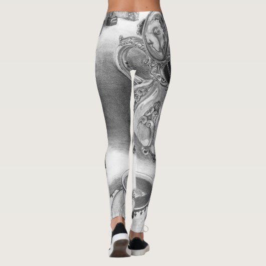 Dormouse All Over Leggings Alice in Wonderland (Achterkant)