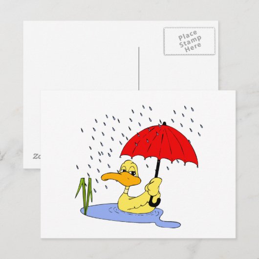 Dorna Duck Briefkaart (Voorkant / Achterkant)