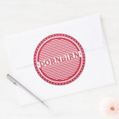 Dornbirn City Pride Emblem – Austria Identity Ronde Sticker (Envelop)