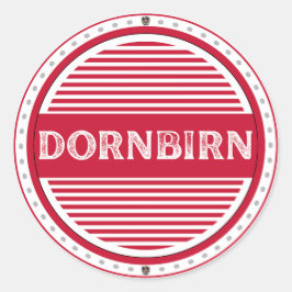 Dornbirn City Pride Emblem – Austrian Identity Ronde Sticker