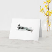 Dornier 335 vliegtuig Grote Groet Kaart (Gele Bloem)