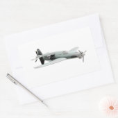 Dornier 335 vliegtuig rechthoekige sticker (Envelop)