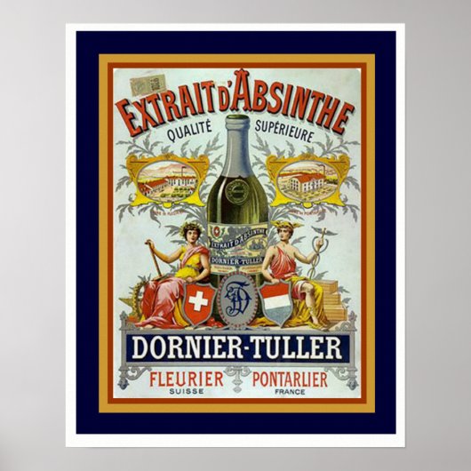 Dornier-Tuller Absinthe Poster 16 x 20 (Voorkant)