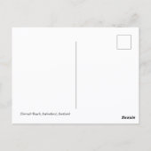 Dornoch-strand, Schotland Briefkaart (Achterkant)