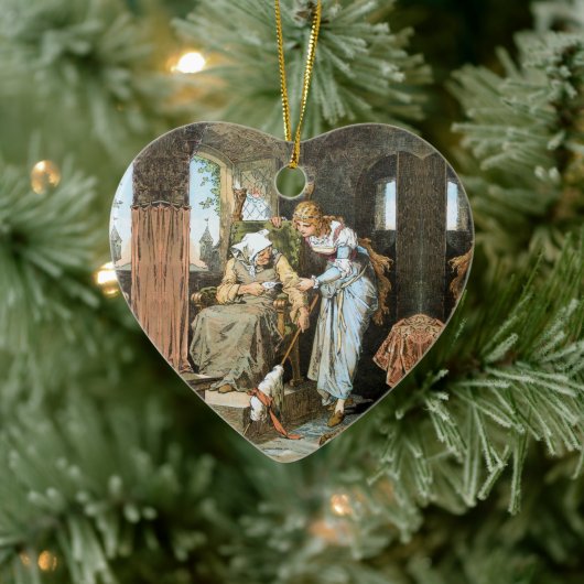 Dornröschen - Sleeping Beauty - Grimm Märchen Keramisch Ornament (Boom)