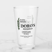 Doro's Restaurant, Chicago Glas (Voorkant)