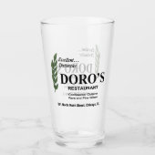 Doro's Restaurant, Rush Street, Chicago, IL Glas (Voorkant)