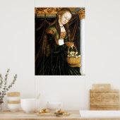 Dorothea - Cranach de Oudere - c1530 Poster (Keuken)