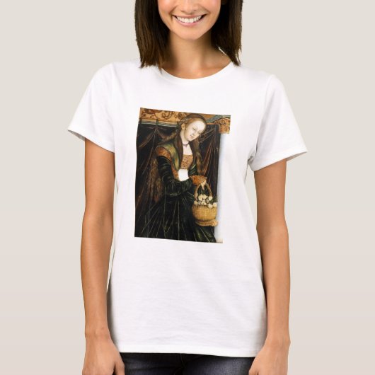 Dorothea - Cranach de Oudere - c1530 T-shirt (Voorkant)