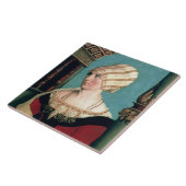Dorothea Kannengiesser, 1516 (tempera op limewood) Tegeltje (Zijkant)