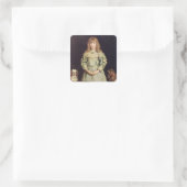 Dorothea Thorpe, 1882 Vierkante Sticker (Tas)