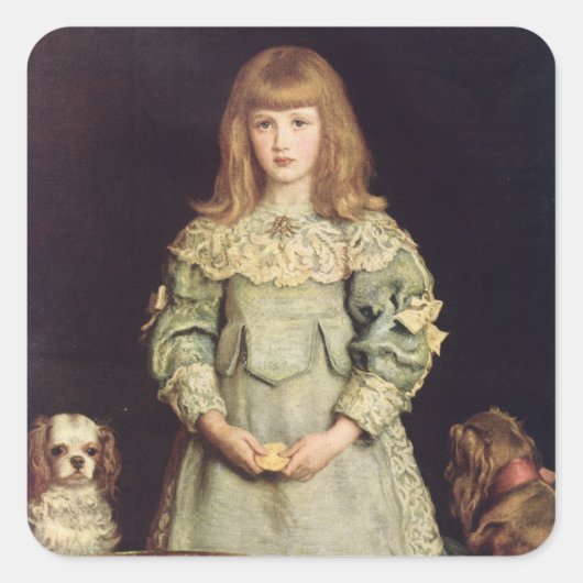 Dorothea Thorpe, 1882 Vierkante Sticker (Voorkant)