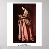 Dorothea van Zurbaran De Francisco Poster (Voorkant)
