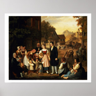 Dorothea's Farewell, van Goethe's Hermann and Do Poster