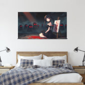 Dorothia, Meesteres van de Kunsten Canvas Afdruk (Insitu (Slaapkamer))