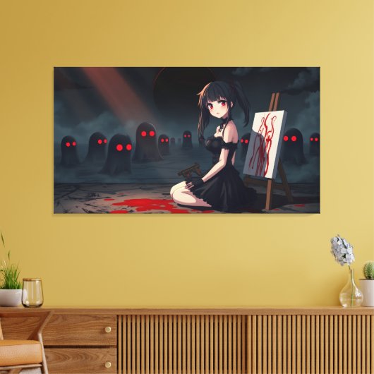 Dorothia, Meesteres van de Kunsten Canvas Afdruk (Insitu (Woonkamer))