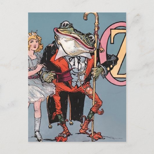 "Dorothy and Frogman" door John R Neill Briefkaart (Voorkant)