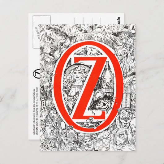 Dorothy and The Wizard in Oz Briefkaart (Voorkant / Achterkant)
