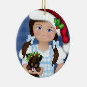 Dorothy and Toto Oz-some Kerstmis Keramisch Ornament (Rechts)