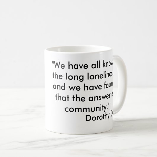 Dorothy Day mok (Voorkant rechts)