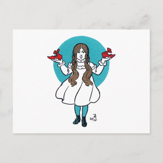 Dorothy: De prachtige Tovenaar van Oz Briefkaart (Voorkant)