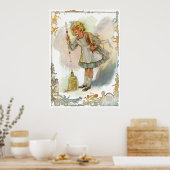 Dorothy Does Housework Vintage Oz Poster (Keuken)