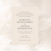 Dorothy Earthy Neutral Elegant Wedding