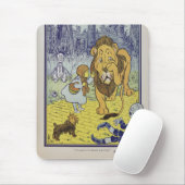 Dorothy en de laffe Lion van de Tovenaar van Oz Muismat (Met muis)