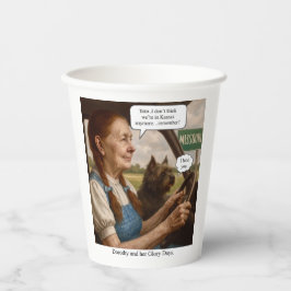 Dorothy en haar gloriedagen papieren bekers