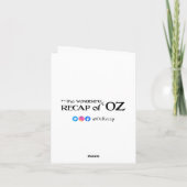Dorothy en Ozma Blank Wenskaarten Kaart (Achterkant)