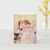 Dorothy en Ozma Blank Wenskaarten Kaart (Gele Bloem)