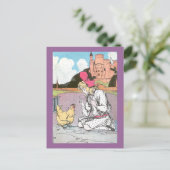 Dorothy Frees the Yellow Hen Briefkaart (Staand voorkant)