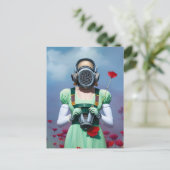 Dorothy in een gasmasker in de Poppies Briefkaart (Staand voorkant)
