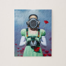 Dorothy in een gasmasker legpuzzel