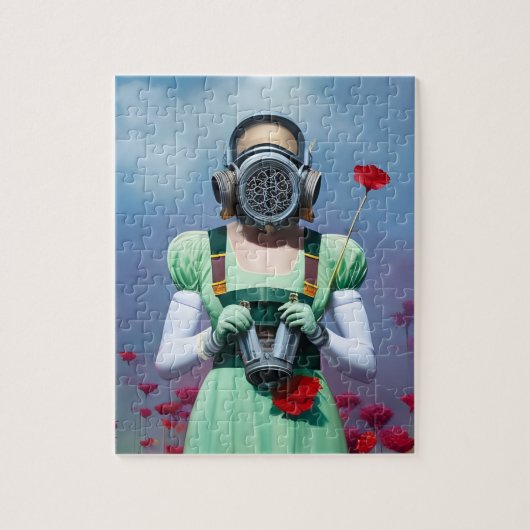 Dorothy in een gasmasker legpuzzel (Verticaal)