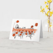 Dorothy in het papaverveld kaart (Gele Bloem)